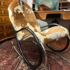 Pamono Nonna Rocking Chair by Paul Tuttle for Strässle International, Switzerland, 1970s> Rocking Chairs