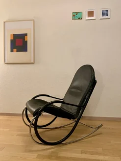 Pamono Nonna Rocking Chair by Paul Tuttle for Strässle, 2000s> Rocking Chairs