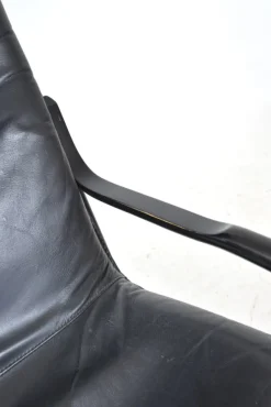 Best Pamono Nonna Rocking Chair in Chrome & Leather by Paul Tuttle for Strässle International, Switzerland, 1972
