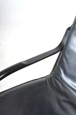 Best Pamono Nonna Rocking Chair in Chrome & Leather by Paul Tuttle for Strässle International, Switzerland, 1972