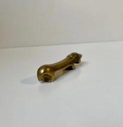 Pamono Noodle Dachshund Bottle Opener in Brass from Bosse, 1950s><noscript><img width=