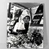 Pamono Noriko Saito, Japanese Street Vendor, 1980s, Photographic Print, Framed> Minimalist