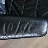 Pamono Norwegian Leather Swivel Chair from Skoghaug, 1960s> Office Chairs