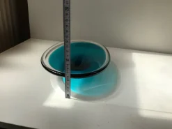 Pamono Norwegian Modern Art Glass Dish by Willy Johansson for Hadeland, 1960s><noscript><img width=