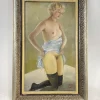 Pamono Nude Portrait of a German Woman, Oil on Canvas, 1920s, Framed> Art Deco