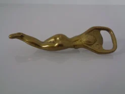 Pamono Nude Woman Bottle Opener in Brass, Germany, 1960s><noscript><img width=