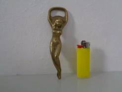 Pamono Nude Woman Bottle Opener in Brass, Germany, 1960s><noscript><img width=