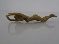 Pamono Nude Woman Bottle Opener in Brass, Germany, 1960s><noscript><img width=