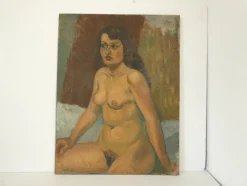 New Pamono Nude Women, 1960s, Oil on Canvas