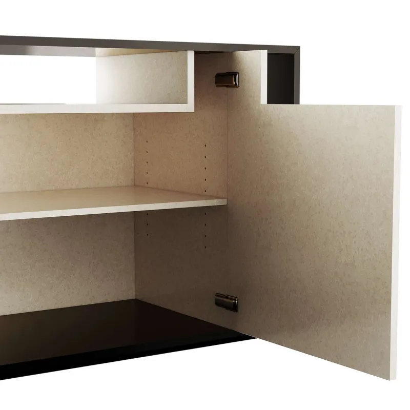 Outlet Pamono Nuria Sideboard in Black and White by Hommés Studio