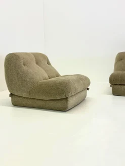 Pamono Nuvolone Modular Lounge Sofa with Coffee Table attributed to Rino Maturi for Mimo Padova, 1970s, Set of 4><noscript><img width=