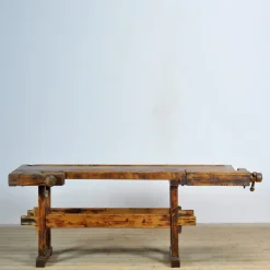 Pamono Oak and Pine Carpenter's Workbench, 1900s> Worktables & Workbenches