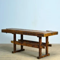 Pamono Oak and Pine Carpenter's Workbench, 1900s><noscript><img width=