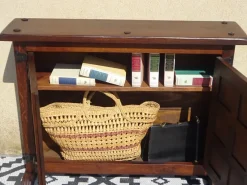 Pamono Oak and Wrought Iron Sideboard, 1950s><noscript><img width=