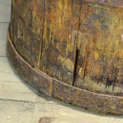 Best Pamono Oak Barrel or Planter, 1920s