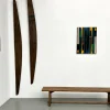 Hot Pamono Oak Bench, France, 1950s