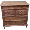 Pamono Oak Chest of Drawers or Garret Chest, 17th Century> Dressers, Commodes & Chests
