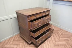 Pamono Oak Chest of Drawers or Garret Chest, 17th Century><noscript><img width=