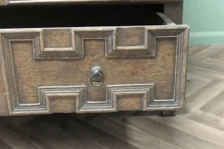 Pamono Oak Chest of Drawers or Garret Chest, 17th Century><noscript><img width=
