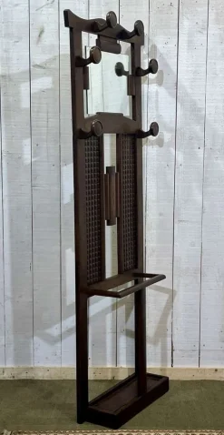 Pamono Oak Coat Rack, 1930s><noscript><img width=