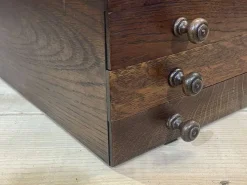 Online Pamono Oak Cutlery Box, 1950s