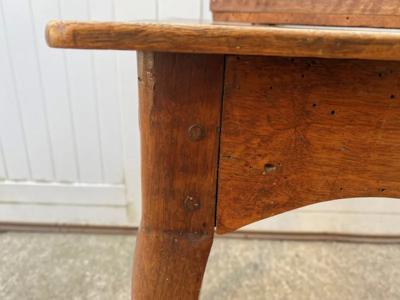 Pamono Oak Desk with 1 Drawer, 1890s> Desks