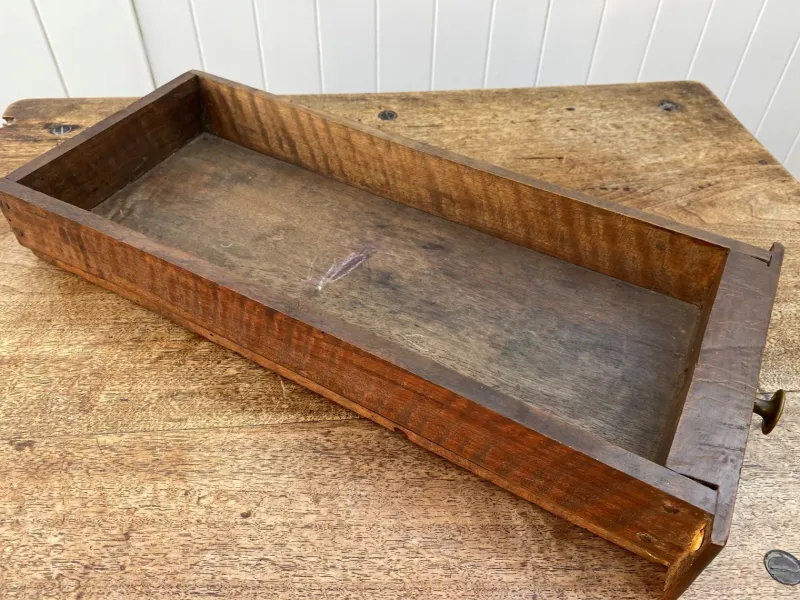 Pamono Oak Desk with 1 Drawer, 1890s> Desks