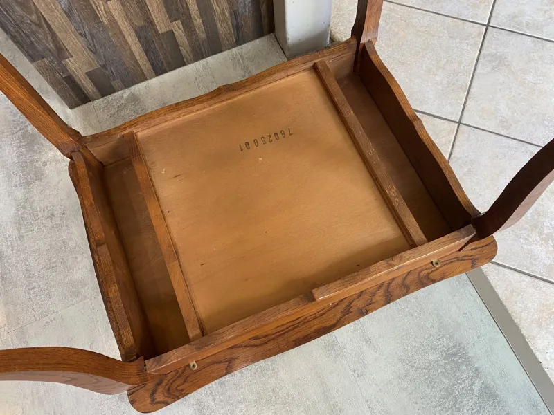 Online Pamono Oak Desk with Drawer and Removable Document Holder, 1950s