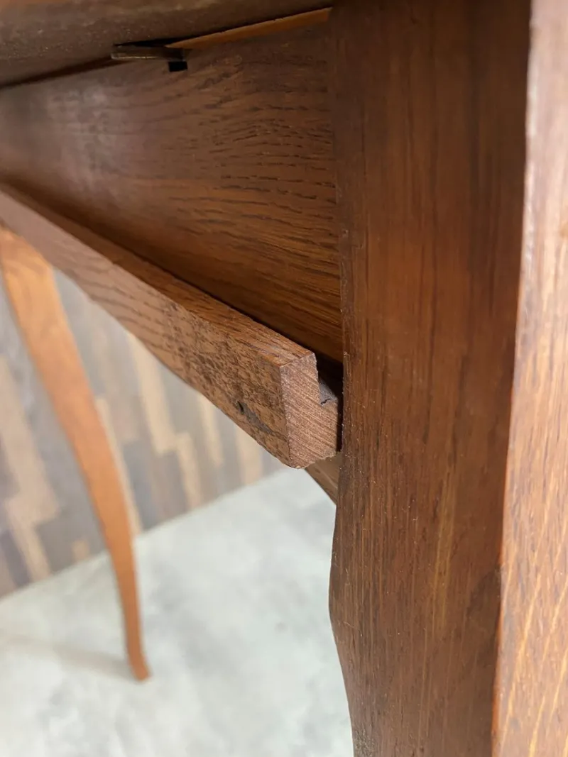 Online Pamono Oak Desk with Drawer and Removable Document Holder, 1950s