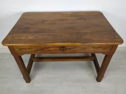 Pamono Oak Desk Work Table, 1890s><noscript><img width=
