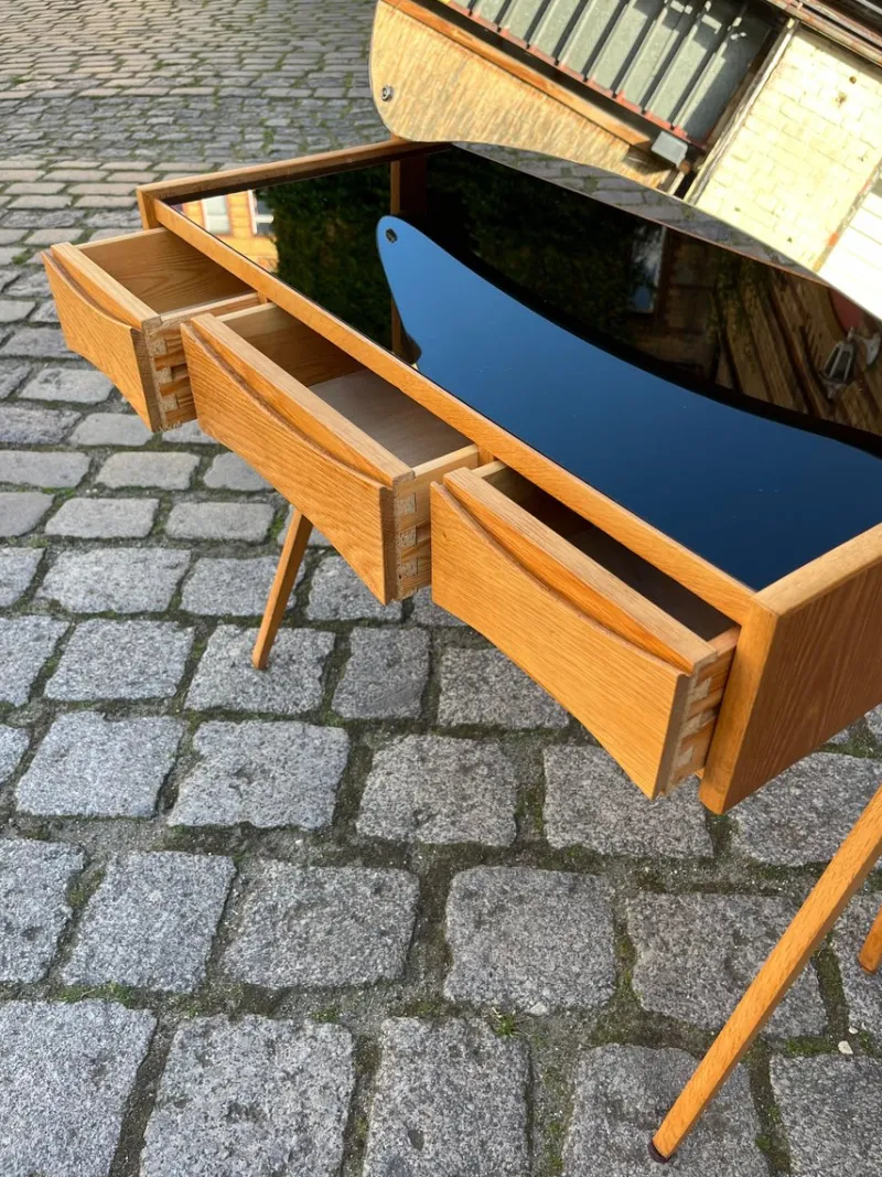 Pamono Oak Dressing Table by Arne Vodder> Dressing Tables