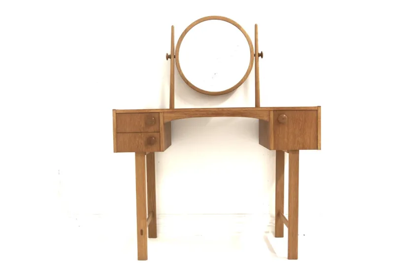 Pamono Oak Dressing Table, Sweden, 1960s> Dressing Tables