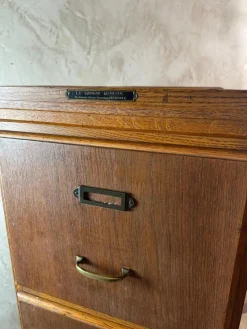 Pamono Oak File Cabinet, 1920><noscript><img width=