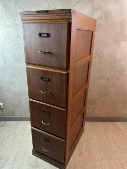 Pamono Oak File Cabinet, 1920><noscript><img width=