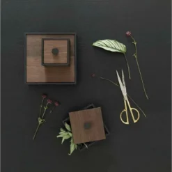 Pamono Oak Frame Boxes by Lassen, Set of 4><noscript><img width=