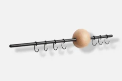 Pamono Oak Hoop Racks by Jeanette Holdgaard, Set of 2> Racks, Hooks & Valets