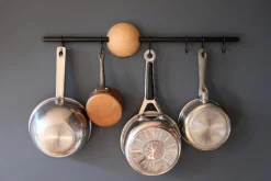 Pamono Oak Hoop Racks by Jeanette Holdgaard, Set of 2><noscript><img width=