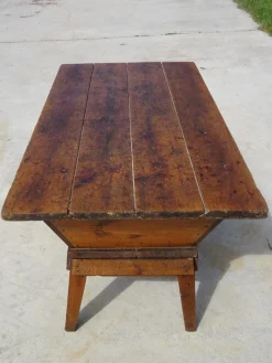 Pamono Oak Kneader on Removable Base, 1800s> Worktables & Workbenches