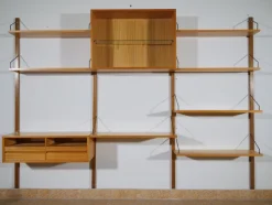 Pamono Oak Modular Shelving System by Poul Cadovius, 1960s> Shelves & Wall Units