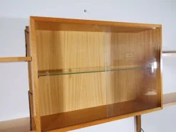Pamono Oak Modular Shelving System by Poul Cadovius, 1960s><noscript><img width=