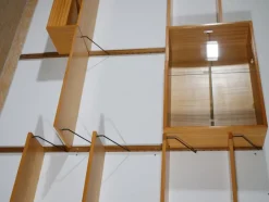 Pamono Oak Modular Shelving System by Poul Cadovius, 1960s><noscript><img width=