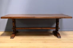 Best Pamono Oak Monastery Table, 20th Century
