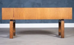 Pamono Oak Planter with Zinc Liner, Denmark, 1960s><noscript><img width=
