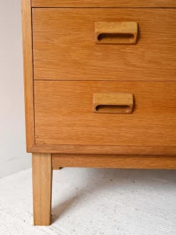 New Pamono Oak Secretary by Børge Mogensen for Søborg Møbelfabrik, 1960s