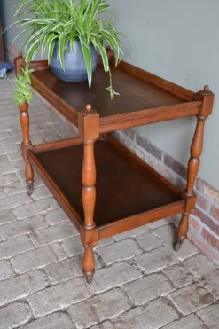 Pamono Oak Wooden Tea Trolley><noscript><img width=