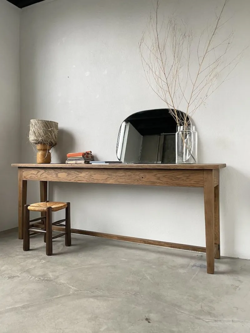 Pamono Oak Worktable or Console Table, 1950s> Worktables & Workbenches