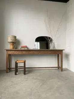 Pamono Oak Worktable or Console Table, 1950s><noscript><img width=
