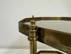 Sale Pamono Octagonal Brass Drinks Trolley, 1980s