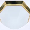 Pamono Octagonal Ceiling Lamp from Glashütte Limburg, 1970s> Ceiling Lights