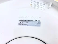 Pamono Octagonal Ceiling Lamp from Glashütte Limburg, 1970s> Ceiling Lights